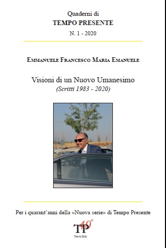 È uscito il Quaderno n. 1 -2020 di “Tempo Presente”