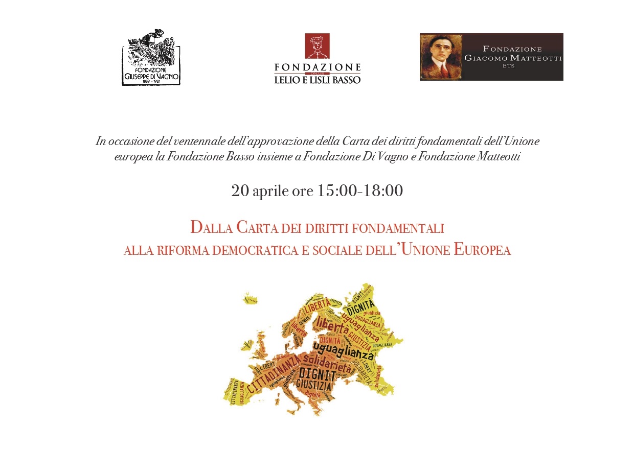 Webinar sulla Carta dei diritti dell’Unione europea