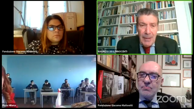 IL 15 DICEMBRE 2021 SI E’ TENUTA LA PREMIAZIONE DEI VINCITORI del “CONCORSO NAZIONALE MATTEOTTI PER LE SCUOLE” 2020/21