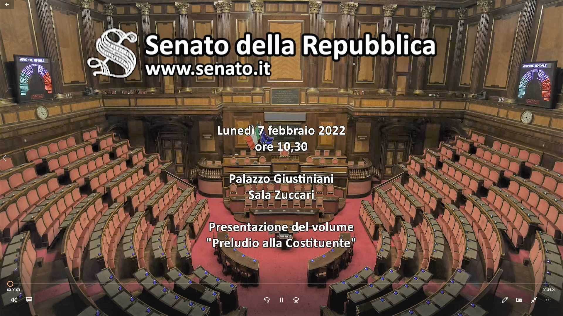 Preludio alla Costituente e Racconto della Costituzione