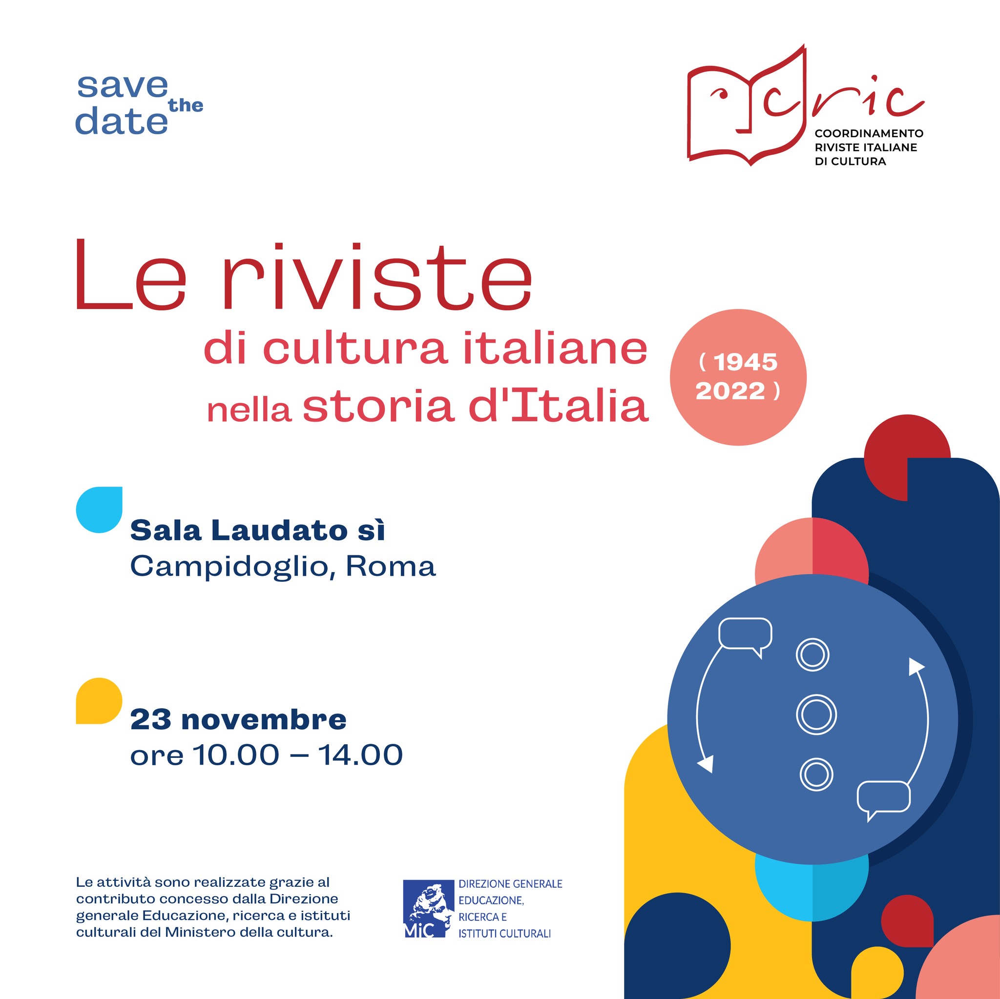 TEMPO PRESENTE ha partecipato all’iniziativa del Cric