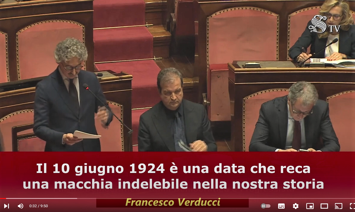 CELEBRAZIONI DEL CENTENARIO DELLA MORTE DI GIACOMO MATTEOTTI (1924-2024)