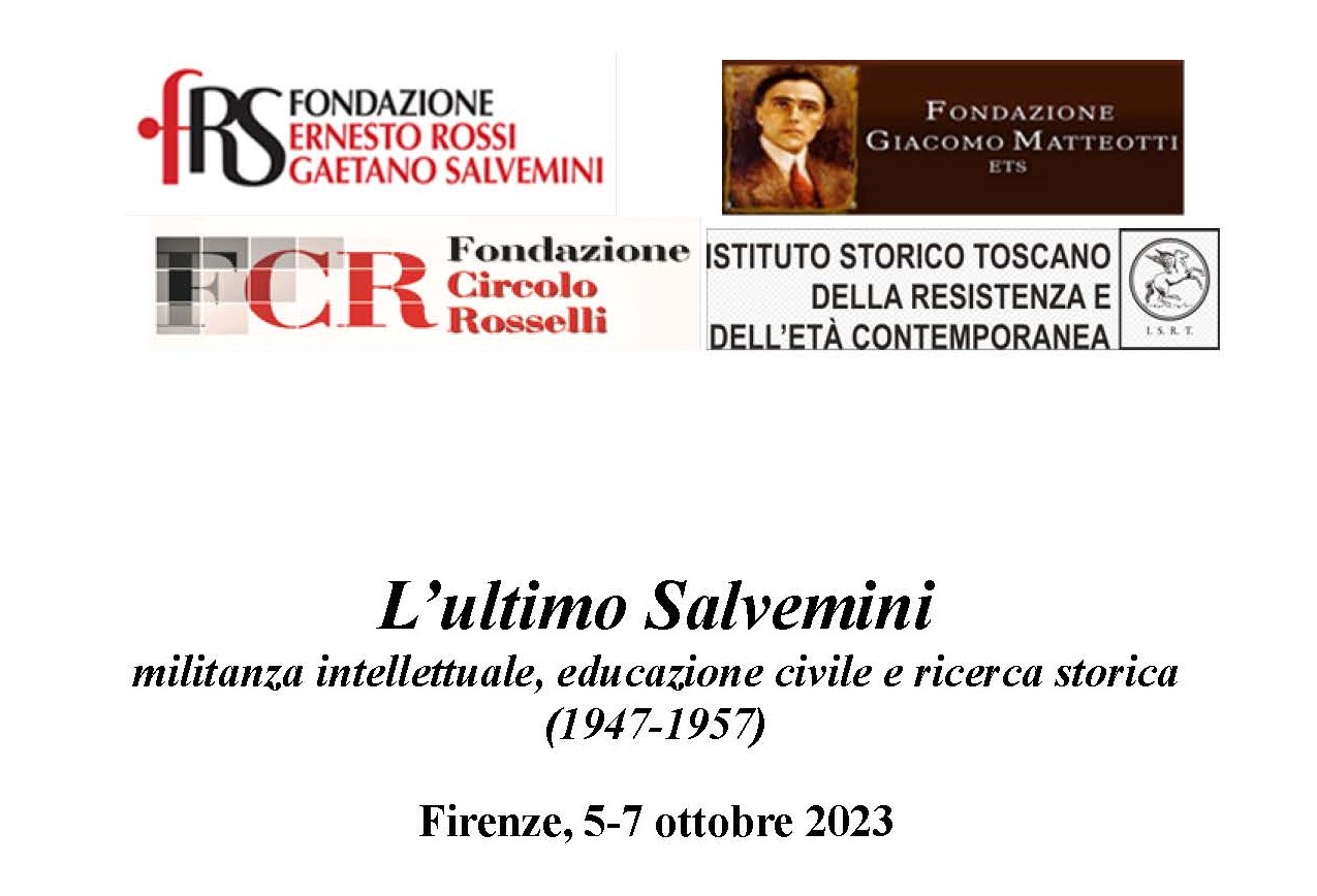“L’ULTIMO SALVEMINI: militanza intellettuale, educazione civile e ricerca storica (1947-1957)”