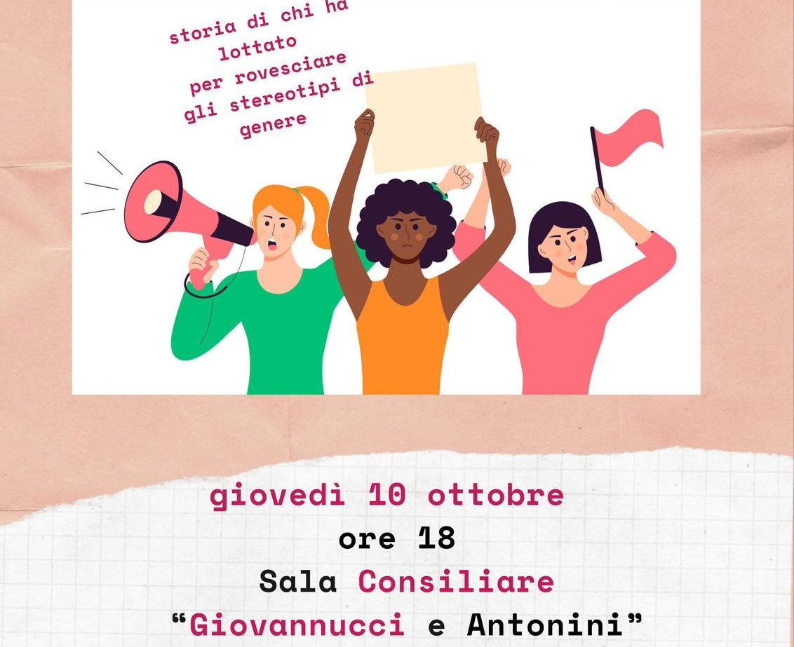 Il 10 ottobre 2024 alle 18:00 a Riano, nella Sala consiliare “Giovannucci e Antonini” del Comune, il Circolo delle Donne ha presentato DONNE CONTRO, per rovesciare gli stereotipi di genere